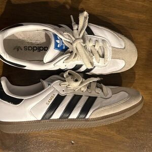 Adidas Samba Black and White Trainers